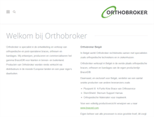 Tablet Screenshot of orthobroker.com